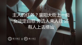 主人的任务？襄阳大街上一痴女淡定自慰 旁边人来人往 还有人上去搭讪