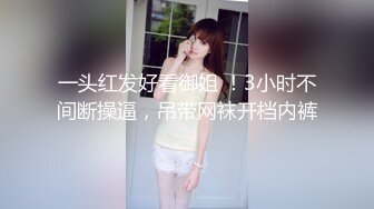 一头红发好看御姐 ！3小时不间断操逼，吊带网袜开档内裤